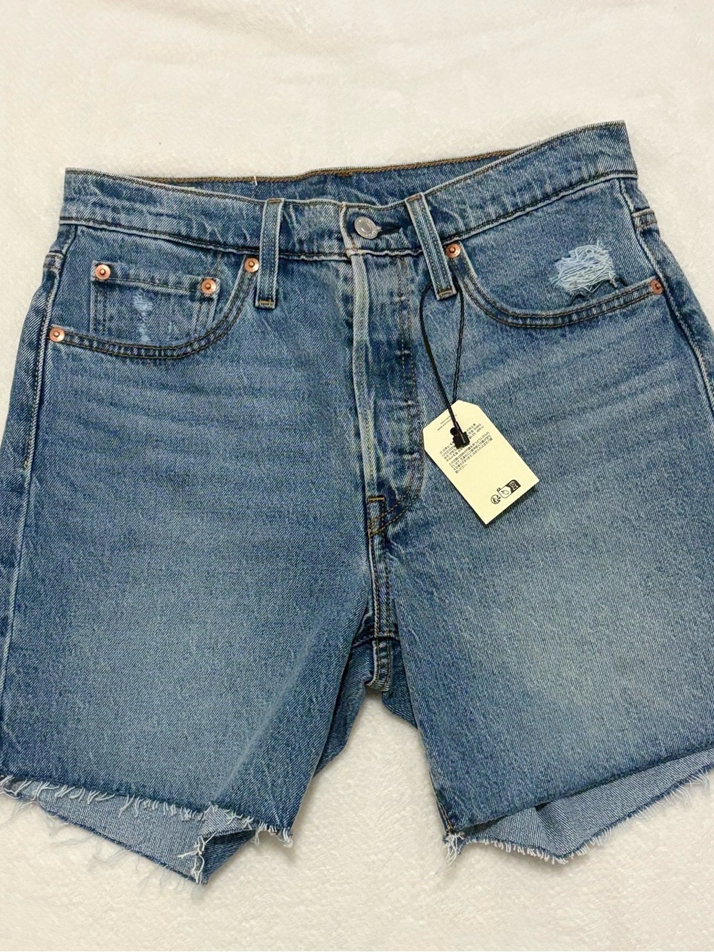 Levi's Light Blue 501 Classic Denim Jeans